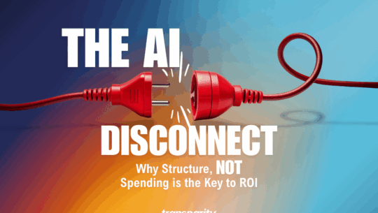UK organisations pouring money into AI but 68% struggle to scale, new research from Transparity finds.