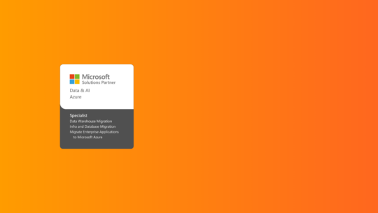 Transparity Awarded 13th Advanced Specialisation: Data Warehouse Migration to Microsoft Azure