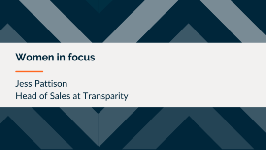 Transparity’s Women in Focus: Jessica Pattison