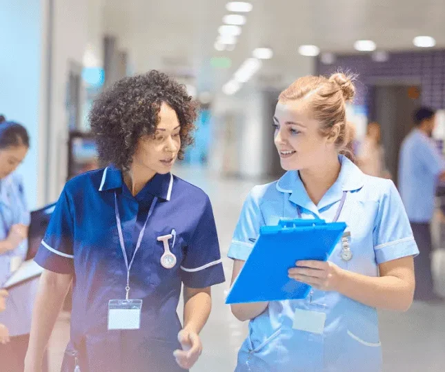 Nurses in a hospital