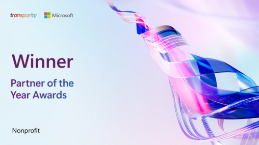 Transparity recognized as the winner of 2025 Microsoft Partner of the Year for NonProfit 