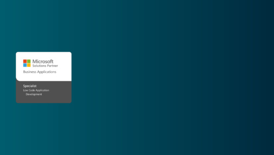 Transparity Awarded 15th Microsoft Specialisation: Low Code Application Development